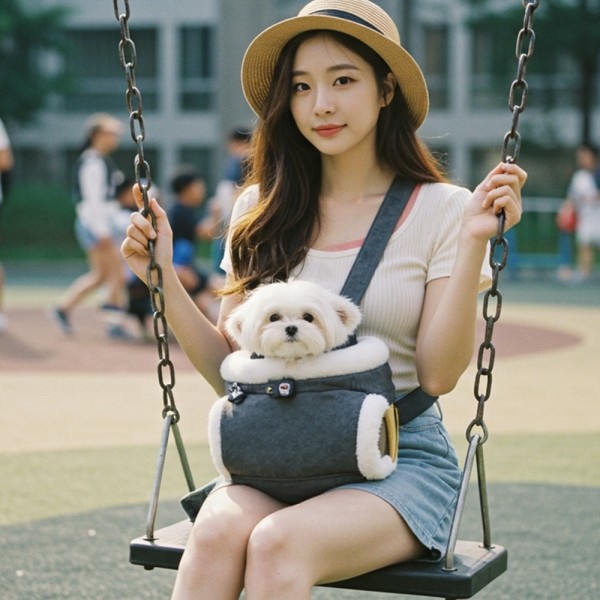 페오펫몰,[따스한특가] 예보들 강아지 앞가방 슬링백 이동가방 산책용품 야외용품 아기띠  새끼 강아지