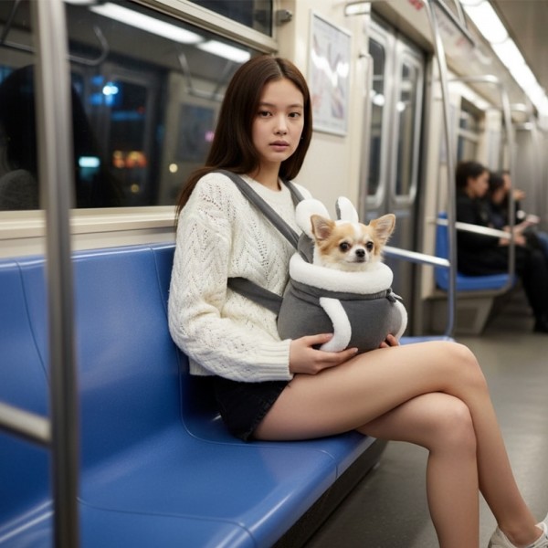 페오펫몰,[따스한특가] 예보들 강아지 앞가방 슬링백 이동가방 산책용품 야외용품 아기띠  새끼 강아지