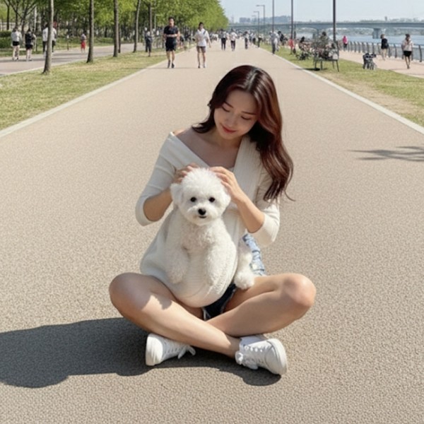 페오펫몰,[따스한특가] 예보들 강아지 슬링백 포대기 이동가방 이동장