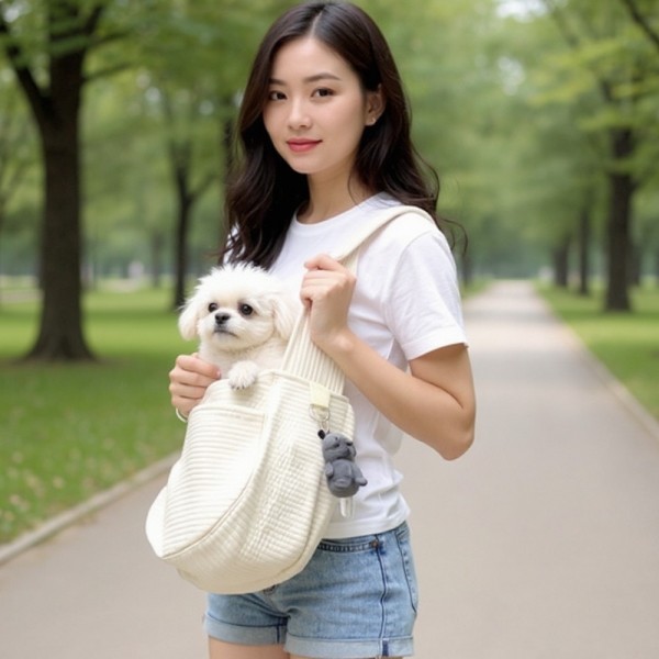 페오펫몰,[따스한특가] 예보들 강아지 슬링백 포대기 이동가방 이동장