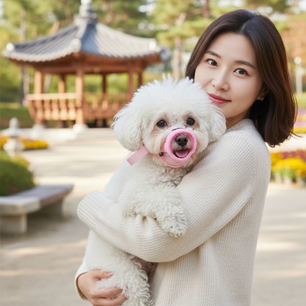 페오펫몰,예보들 강아지 투명입마개 짖음방지기 대형견입마개 소형견입마개