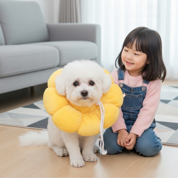 페오펫몰,예보들 고양이넥카라 대형견넥카라 강아지넥쿠션 강아지목보호대