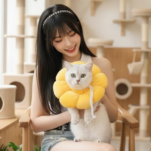 페오펫몰,예보들 고양이넥카라 대형견넥카라 강아지넥쿠션 강아지목보호대