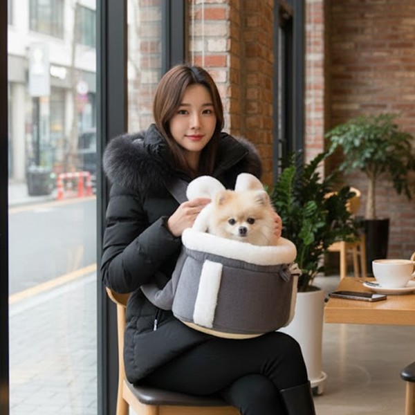 페오펫몰,[예보들][꽃길특가] 예보들 강아지 앞가방 슬링백 이동가방 산책용품 야외용품 아기띠  새끼 강아지