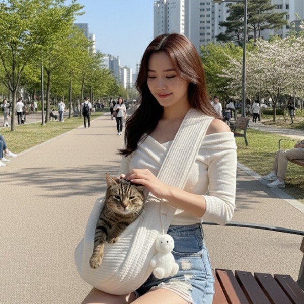 페오펫몰,[예보들][꽃길특가] 예보들 강아지 슬링백 포대기 이동가방 이동장