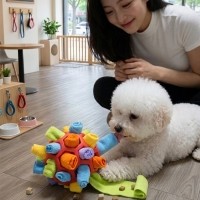 예보들 강아지 노즈워크 장난감 간식 공놀이 단계조절가능
