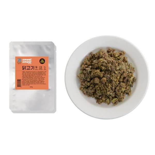 페오펫몰,오밀오밀 로우키친 화식 대용량 1팩(500g)