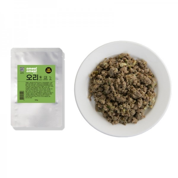 페오펫몰,오밀오밀 로우키친 화식 대용량 1팩(500g)
