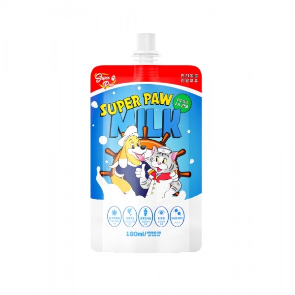 페오펫몰,[슈퍼포우] 슈퍼포우 펫밀크 180ml 1개