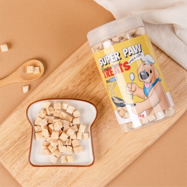 페오펫몰,[슈퍼포우] 슈퍼포우 동결건조 트릿 5종(북어/열빙어/연어/닭가슴살/소간)