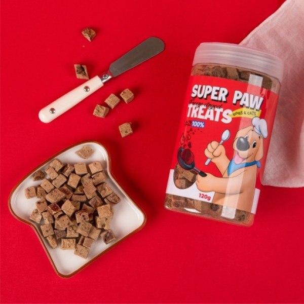 페오펫몰,[슈퍼포우] 슈퍼포우 동결건조 트릿 5종(북어/열빙어/연어/닭가슴살/소간)