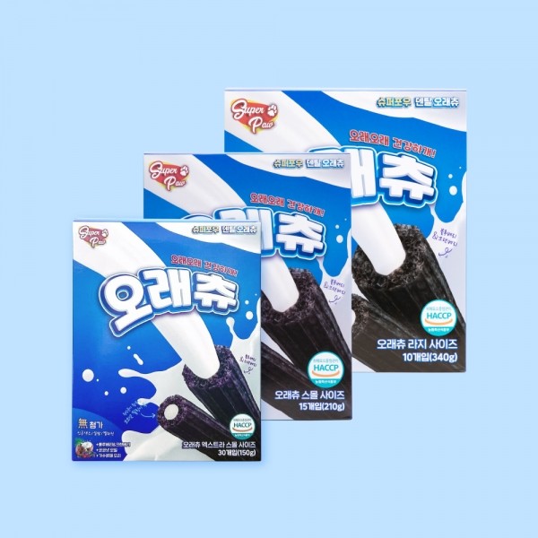 페오펫몰,[슈퍼포우] 슈퍼포우 강아지 껌 오래츄 XS/S/L