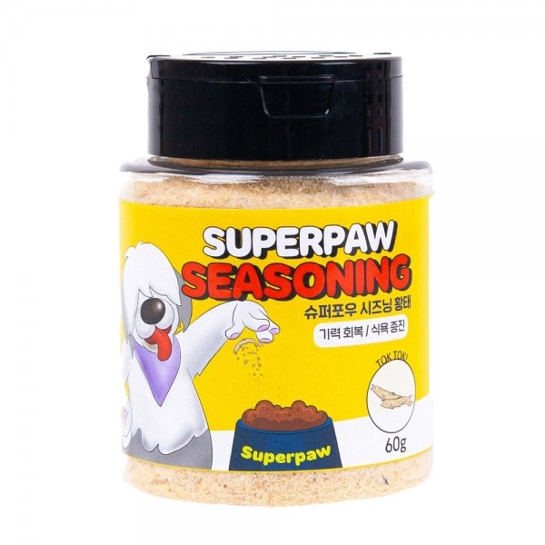 페오펫몰,[슈퍼포우] 슈퍼포우 황태 시즈닝 60g