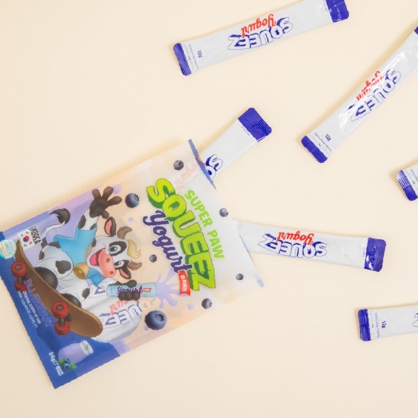 페오펫몰,[슈퍼포우] (1팩) 슈퍼포우 짜먹는 요거트 강아지 고양이 아이스크림 간식 블루베리요거트, 84g, 1개