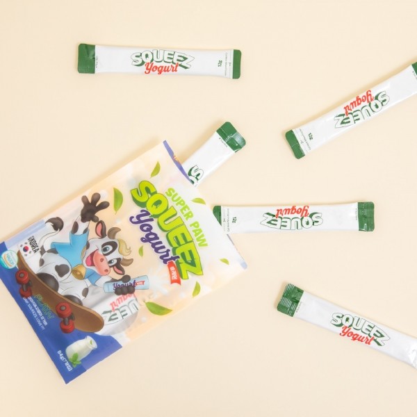 페오펫몰,[슈퍼포우] (1팩) 슈퍼포우 짜먹는 요거트 강아지 고양이 아이스크림 간식 플레인요거트, 84g, 1개