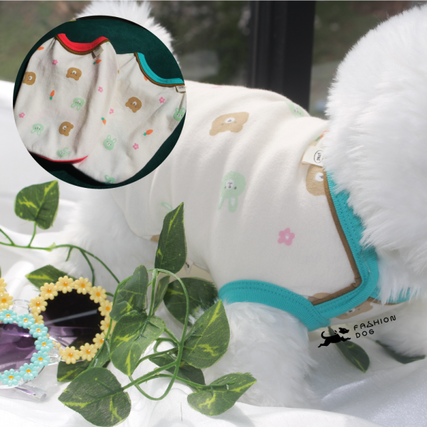 페오펫몰,[패션독]강아지옷,강아지패션,애견의류,애견패션,티,쥬쥬 민소매티