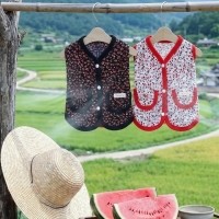 [고퀄리티]국내제작 귀여운 촌캉스 할매꽃밭조끼