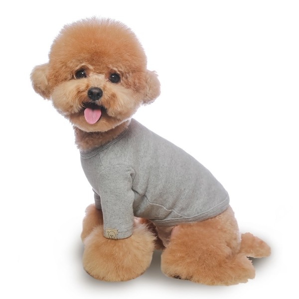 페오펫몰,그루밍독 반려동물 기본 이너 라운드티 XS~2XL, 4 colors
