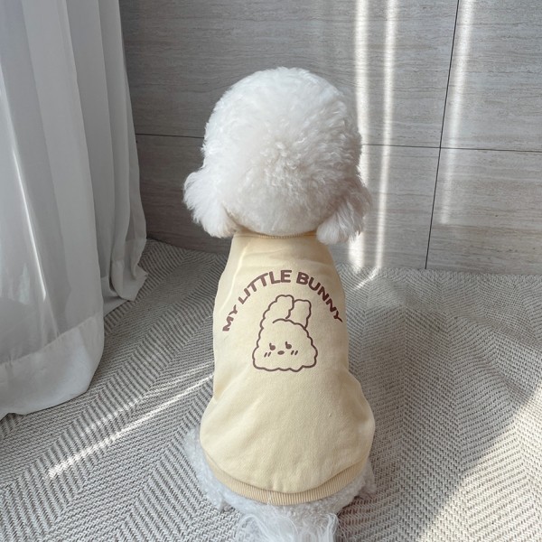 페오펫몰,그루밍독 반려동물 리틀 버니 맨투맨 S-2XL, 3 colors