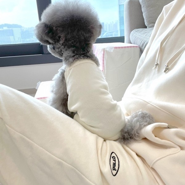 페오펫몰,그루밍독 커플룩 견주옷 모닝 트레이닝 조거 팬츠 FREE, 4 colors