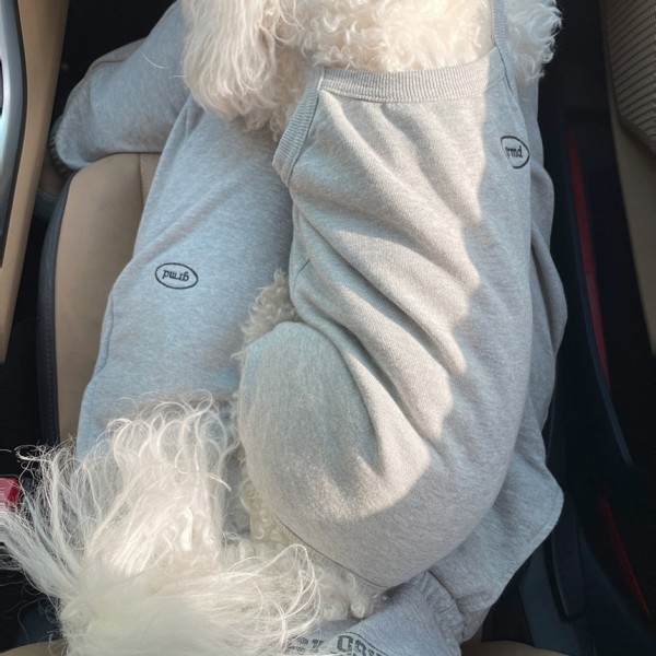 페오펫몰,그루밍독 커플룩 견주옷 모닝 트레이닝 조거 팬츠 FREE, 4 colors