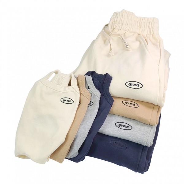 페오펫몰,그루밍독 커플룩 견주옷 모닝 트레이닝 조거 팬츠 FREE, 4 colors