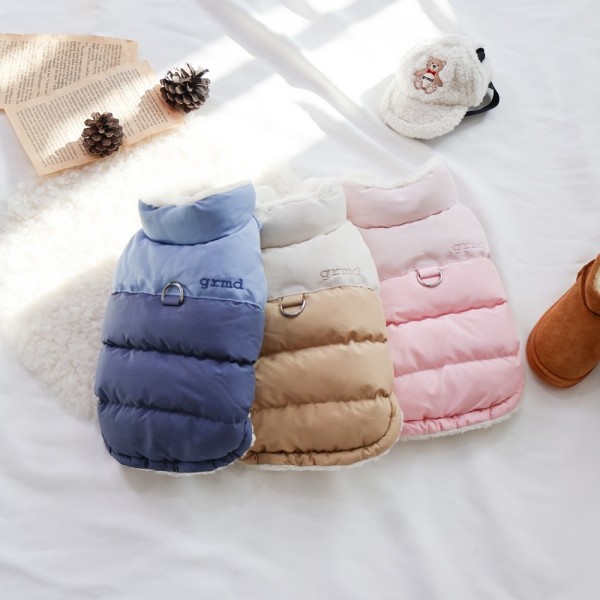 페오펫몰,그루밍독 반려동물 grmd 하네스 양면패딩 점퍼 S-2XL, 3 colors