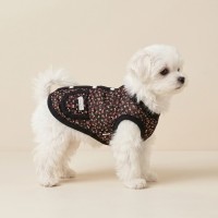 그루밍독 반려동물 할매꽃동산 조끼 촌캉스룩 S-2XL, 2 colors