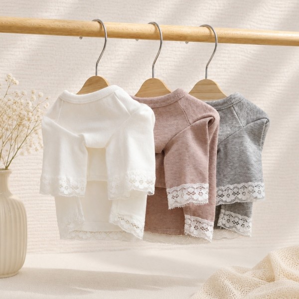 페오펫몰,그루밍독 반려동물 가을이너 레이스 티셔츠 S-2XL, 3 colors