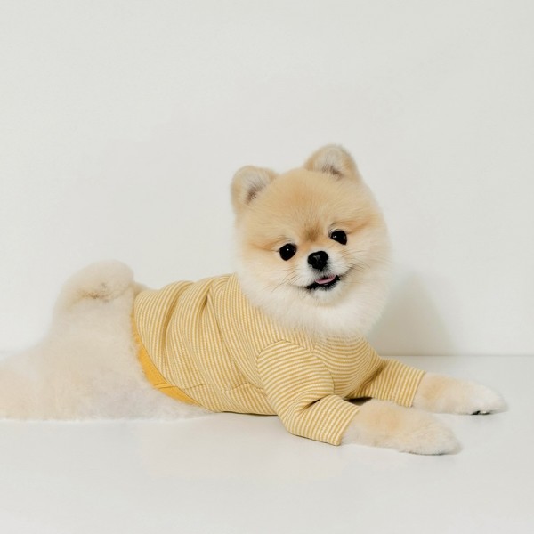 페오펫몰,그루밍독 가을옷 우드 버튼 티셔츠 S-2XL, 3 colors