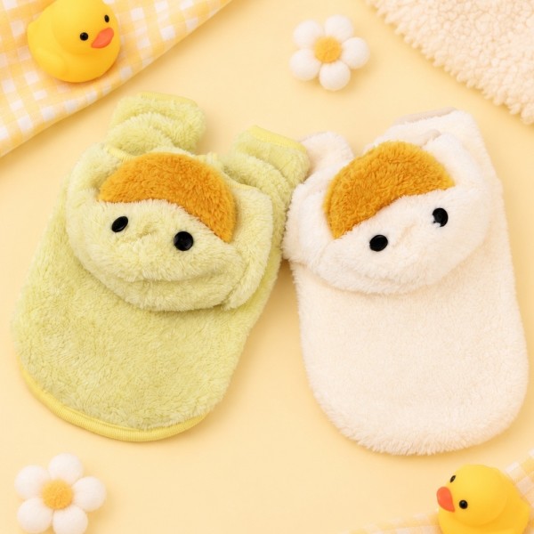 페오펫몰,그루밍독 강아지옷 뽀송오리 후리스 자켓 S-2XL, 2 colors