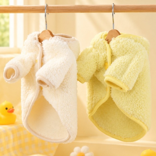 페오펫몰,그루밍독 강아지옷 뽀송오리 후리스 자켓 S-2XL, 2 colors