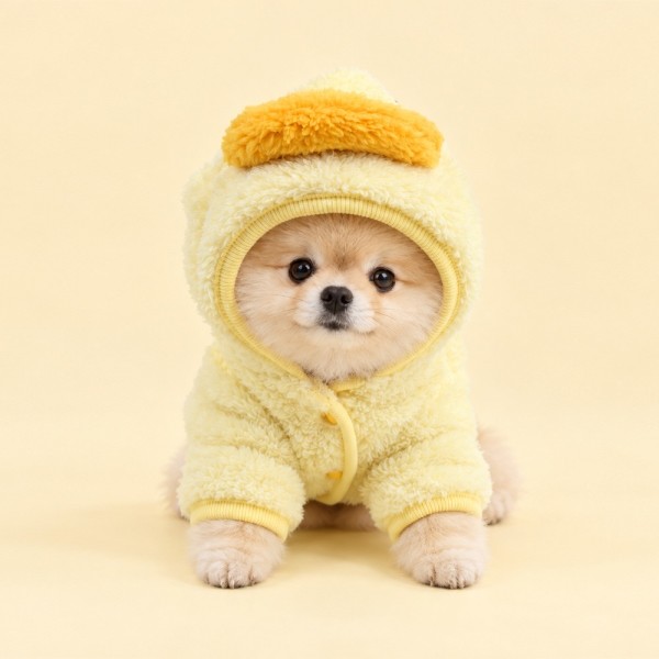 페오펫몰,그루밍독 강아지옷 뽀송오리 후리스 자켓 S-2XL, 2 colors