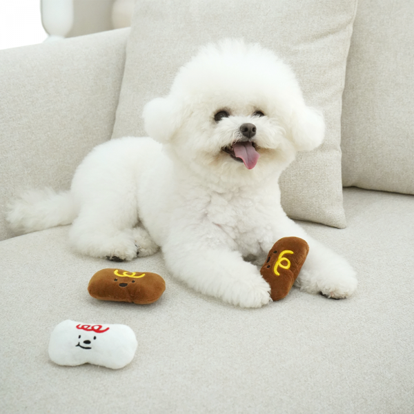 페오펫몰,[가을맞이특가]펫베오 소떡소떡 강아지 노즈워크 삑삑이 장난감