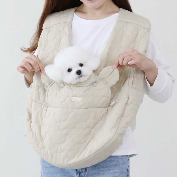 페오펫몰,[리토가토] 보들리 강아지 앞가방