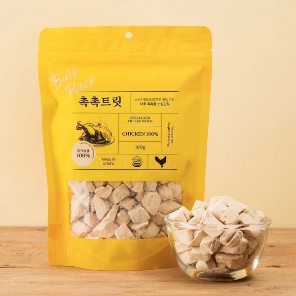 페오펫몰,촉촉트릿 닭가슴살 스팀만두 160g