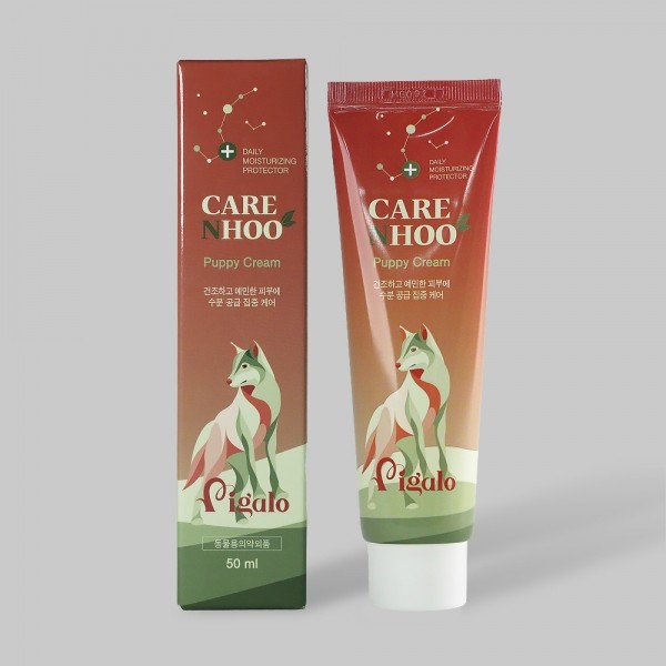 페오펫몰,비갈로 케어 앤 후 강아지 피부 보습 발 크림 50g