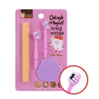 [페슬러] 더펫원츠 강아지 고양이 치카글 자석 칫솔 M