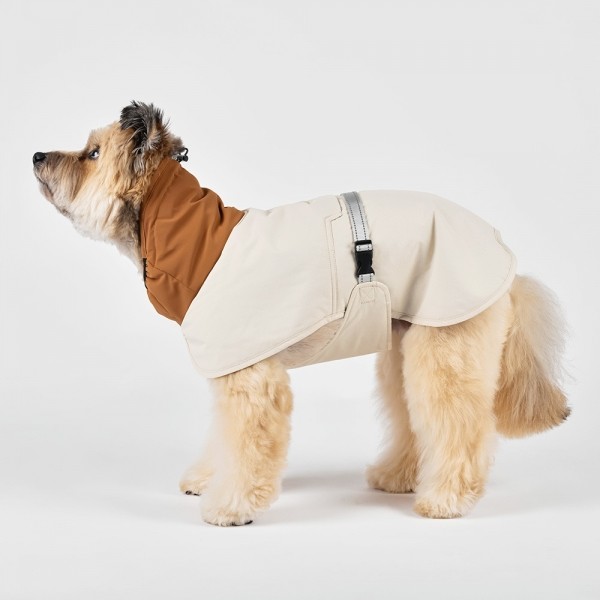 페오펫몰,[따스한특가] 페슬러 강아지 발열 히트패딩 아이보리