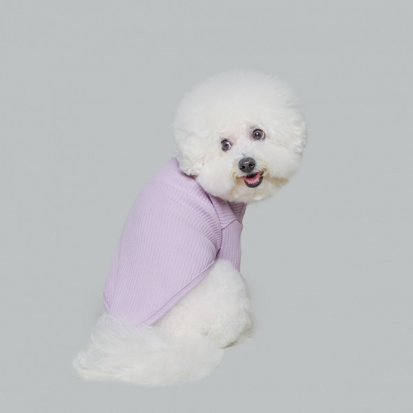 페오펫몰,베이직 터틀넥 라벤더