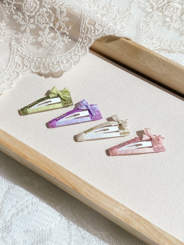 페오펫몰,삼각 3cm 똑딱핀 심플 투톤 뮤즈방수핀 강아지 머리핀 미간핀