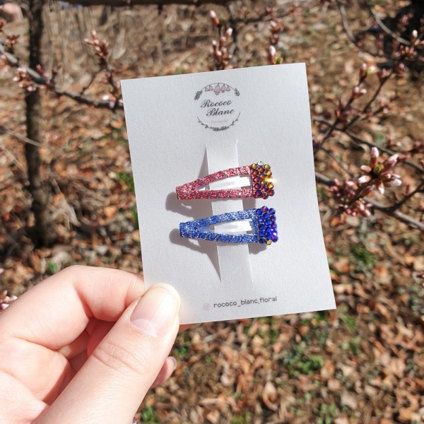 페오펫몰,삼각핀 3cm 블링스왈방수핀 강아지 스와로브스키 미간핀