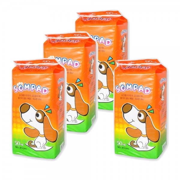 페오펫몰,소미펫 솜 강아지 배변패드 고급형 50매