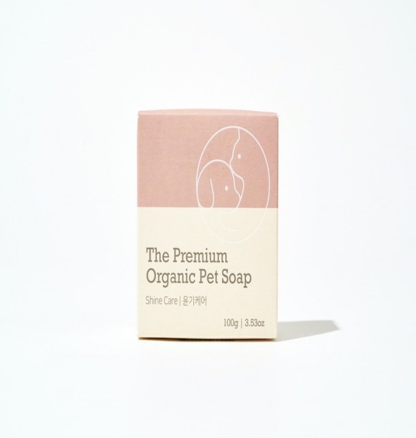 펫온케어 유기농 강아지비누 애견샴푸바 / 윤기케어 100g