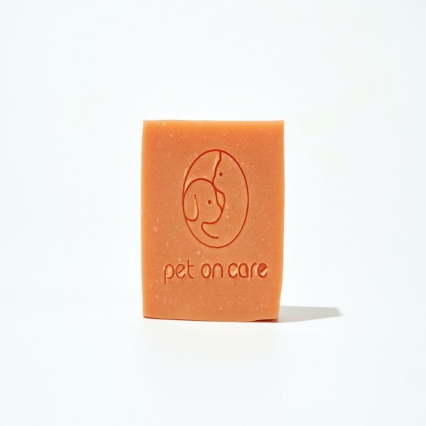 페오펫몰,펫온케어 유기농 강아지비누 애견샴푸바 / 윤기케어 100g