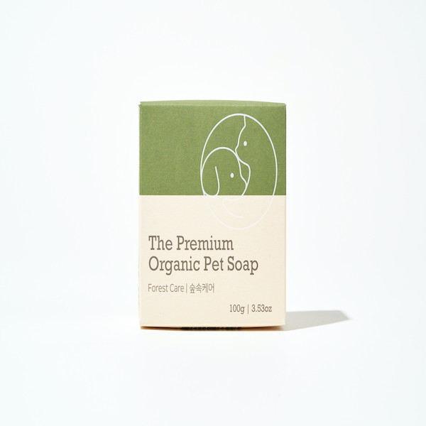 펫온케어 유기농 강아지비누 애견샴푸바 / 숲속케어 100g