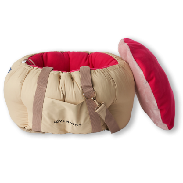 페오펫몰,[우수수특가] 러브핫핏 호박방석2.0 ver.2_마젠타핑크