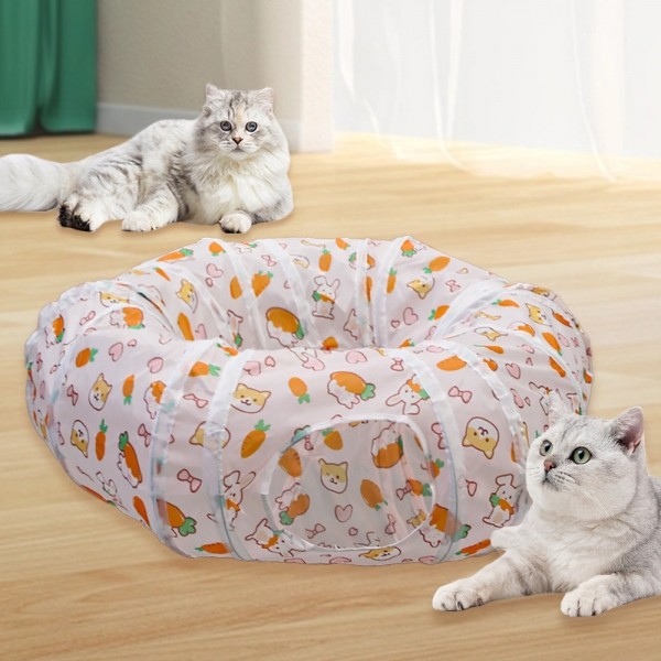 페오펫몰,냥슬아치 고양이 도넛 원형터널 놀이터