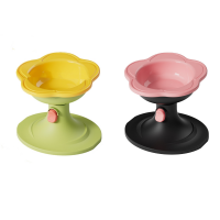 냥슬아치 높이조절 고양이 강아지 플라워식기 각도조절 세라믹