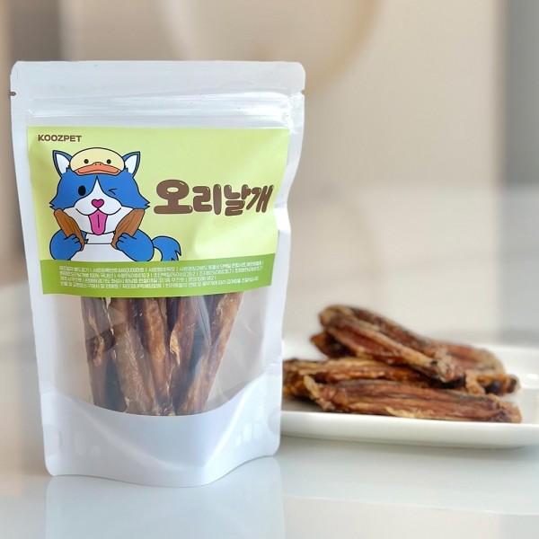 페오펫몰,튼튼 보양간식 뼈채 즐기는 수제간식 오리날개뼈 100g / 300g